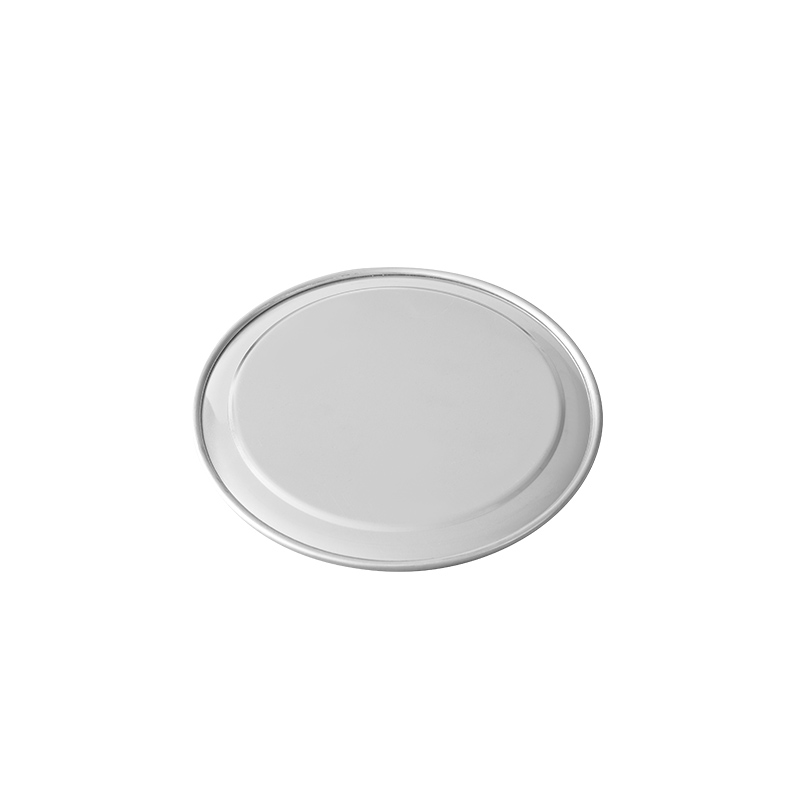 6 tommer aluminium pizza bakke bred kant