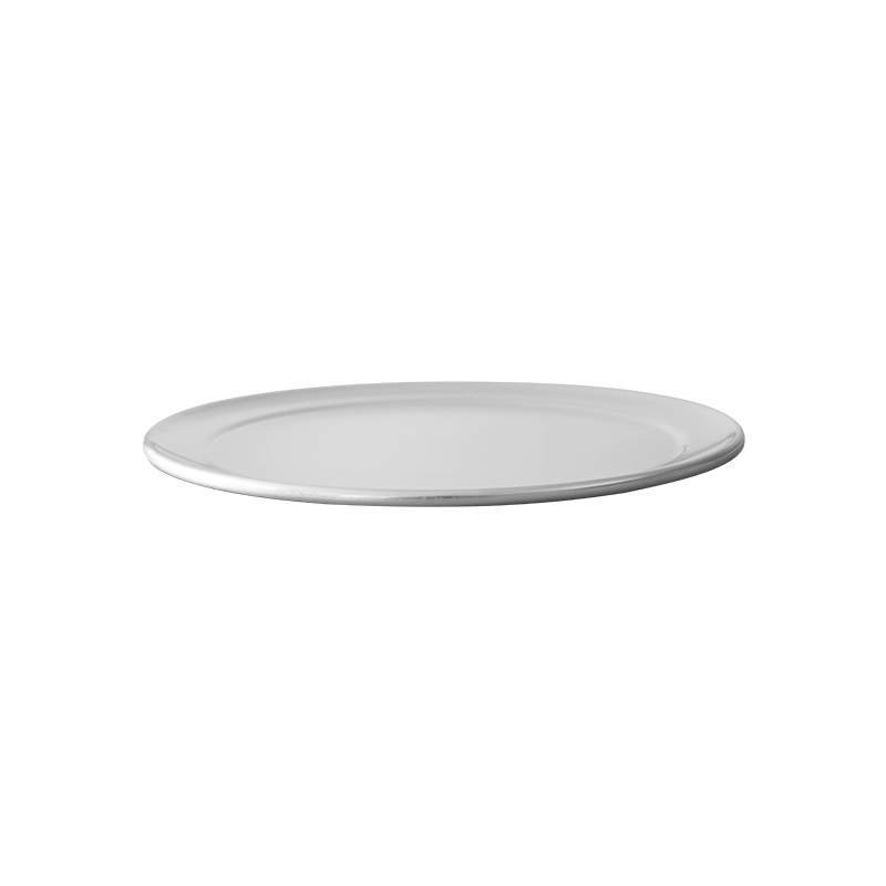 10-tommer 18-gauge bage aluminium bred kantpizza pan