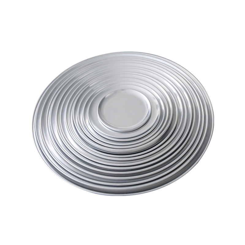 16-tommer restaurantklasse aluminium pizza pan coupe stil